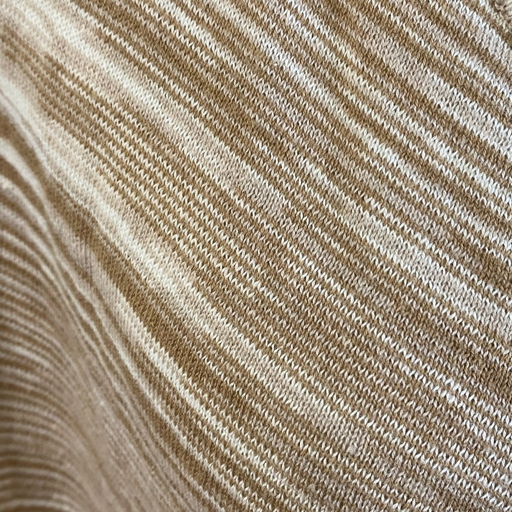 Michael Kors Cardigan Waterfall Open Front Tan Size Large - Picture 2 of 5